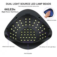  UV/LED лампа за Нокти SUN X11 MAX 132W, снимка 5 - Друга електроника - 39256863