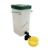 Автоматична Поилка за Птици - комплект поилка и съд - 1 литър, жълта - Арт. №: 320080 , снимка 4 - За птици - 41061000