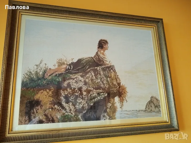 Гоблен,, Момичето на скалата, снимка 1