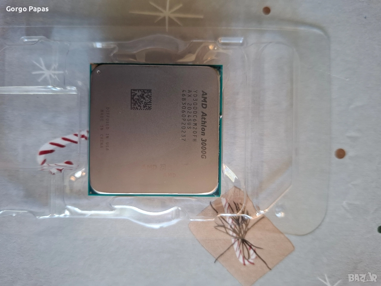 Процесор AMD Athlon 3000G, снимка 1