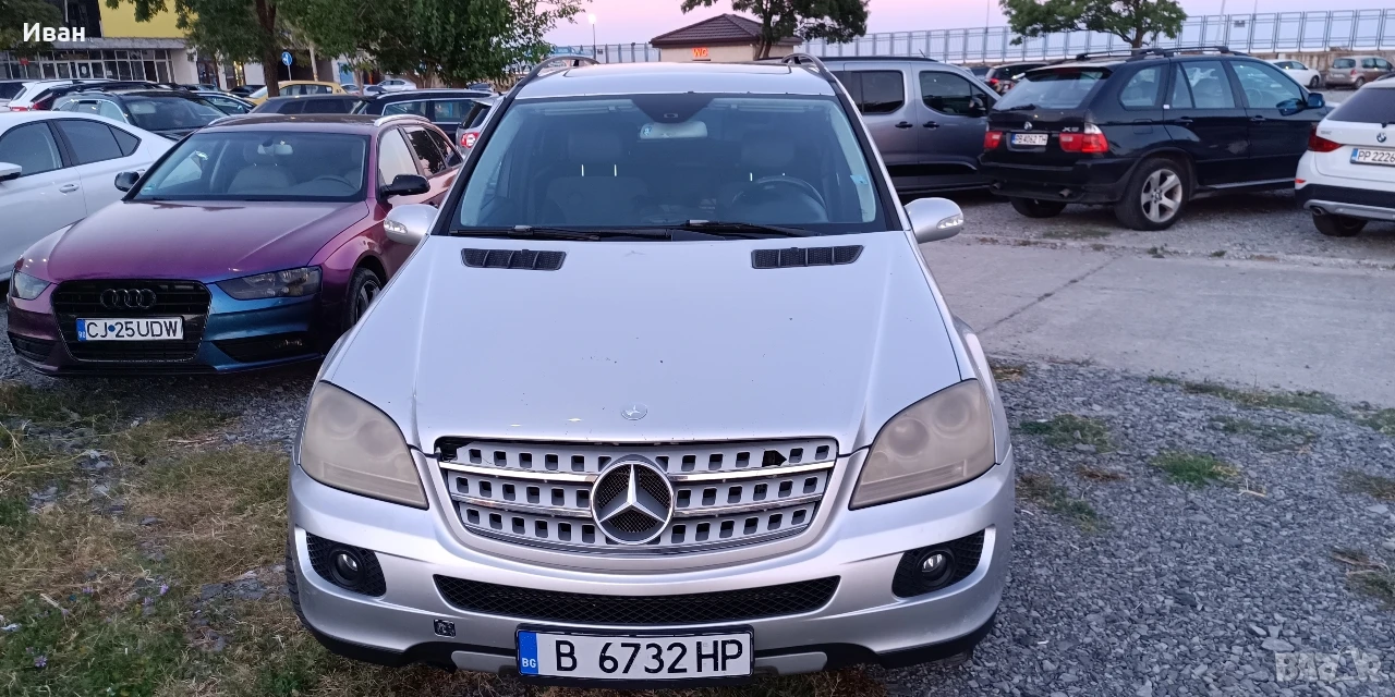 ML 320 сив металик 2006г. дизел, снимка 1