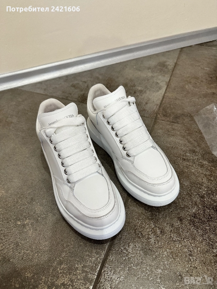 25см! 38 номер Alexander Mqueen Larry сникърси с кутия сертификати!, снимка 1
