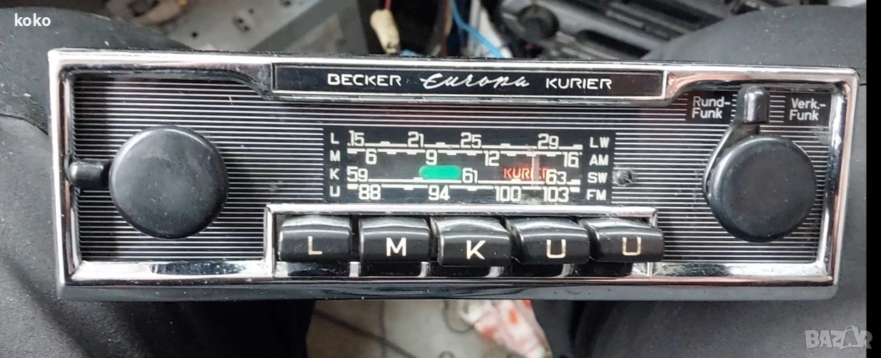 Becker curier radio, снимка 1