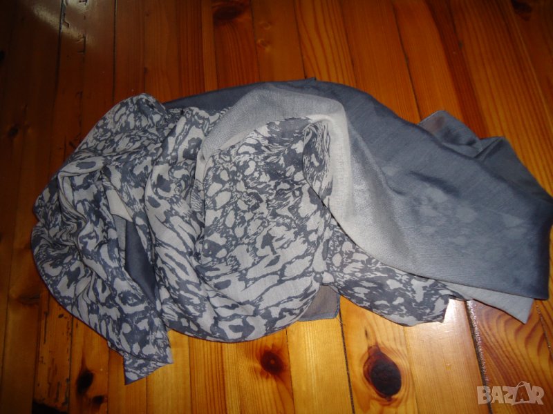 сив дамски шал, снимка 1