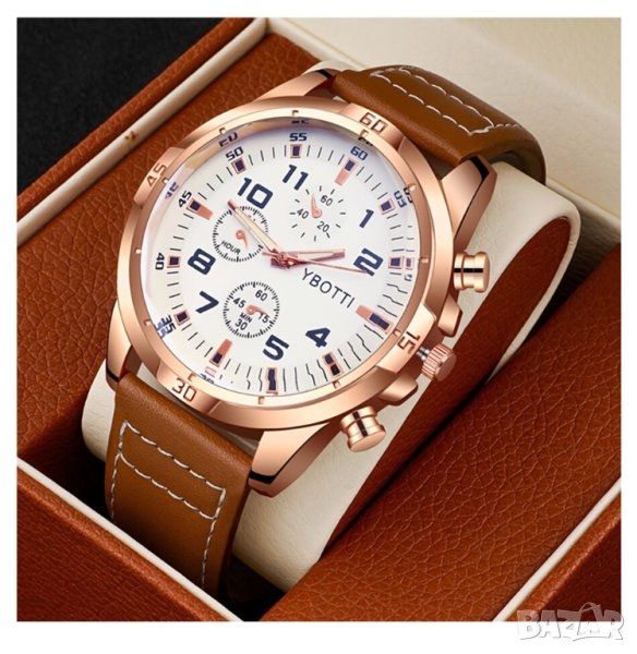 Стилен мъжки кварцов часовник, снимка 1