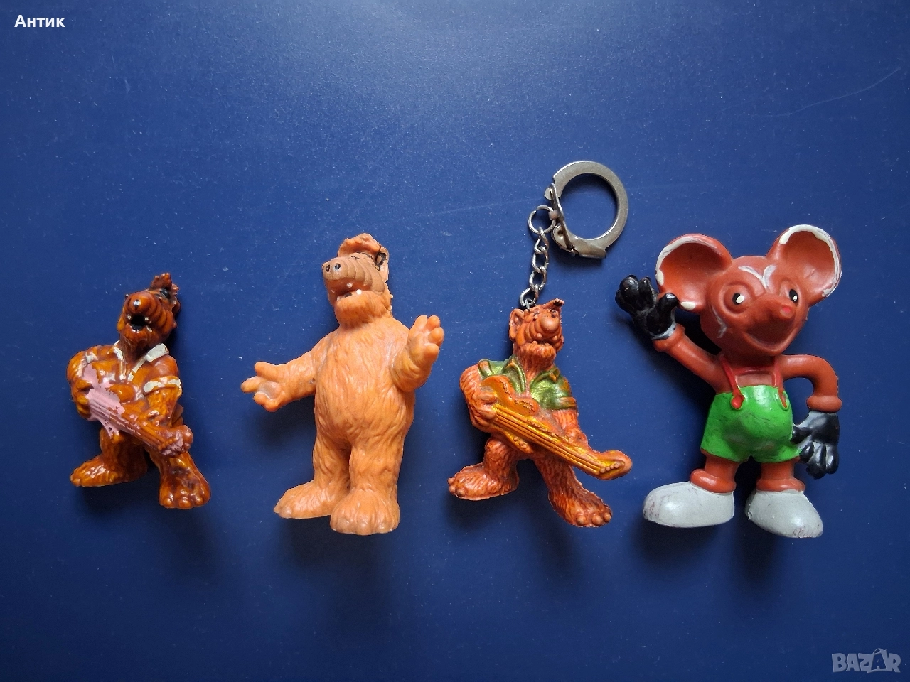 ЛОТ Стари Фигурки Алф Мики Маус от Соца, снимка 1