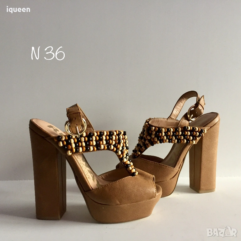 Нови сандали в кафяво, снимка 1