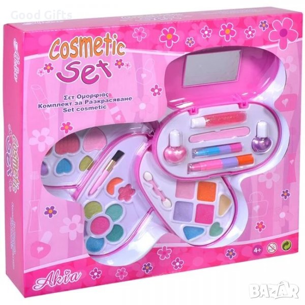 Детски козметичен комплект с 4 палитри, снимка 1