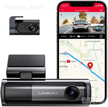 Нова камера за кола автомобил рекордер Dash Cam Видеорегистратор, снимка 1