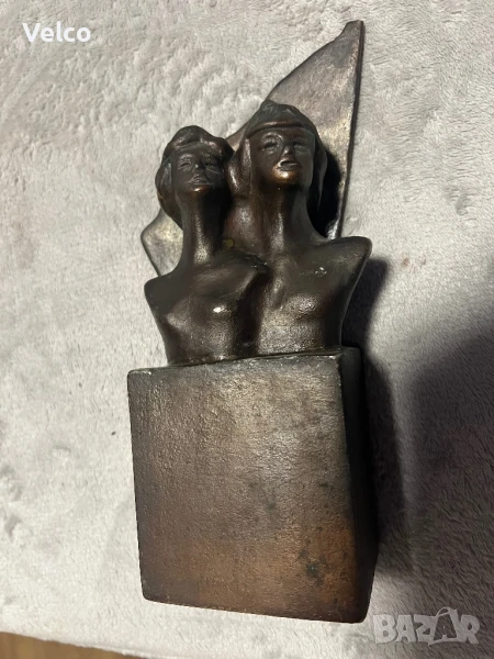 Бюст статуя фигурка съветски  буденовски воиник, снимка 1