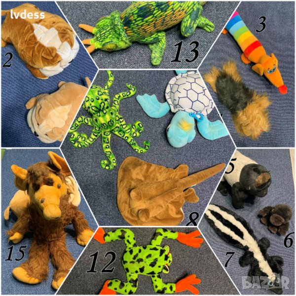 - 50 %- НАМАЛЕНИЕ- Плюшени играчки - екзотични, снимка 1