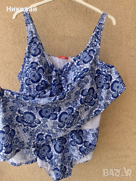 НОВ!Дамски бански костюм Millers,две части в едно с флорален принт, снимка 1