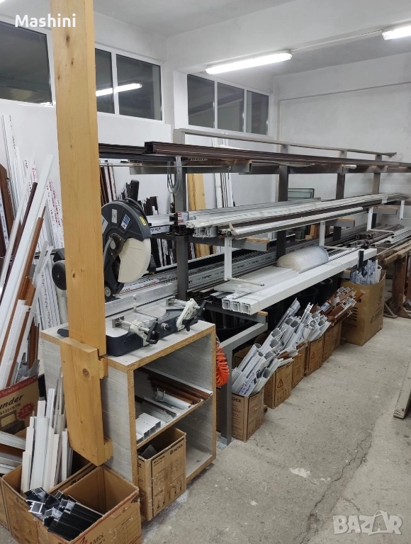 Циркуляр за рязане на алуминиеви и ПВЦ профили с 400мм.режещ диск, снимка 1