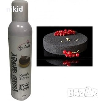 Спрей кадифе велурен ефект Dr. Gusto за торта торти десерти сладкиши мус велур кадифен, снимка 1
