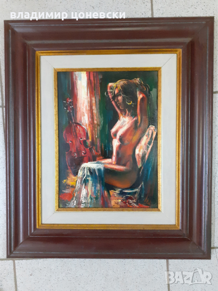 Маслена картина,масло на платно,живопис, снимка 1