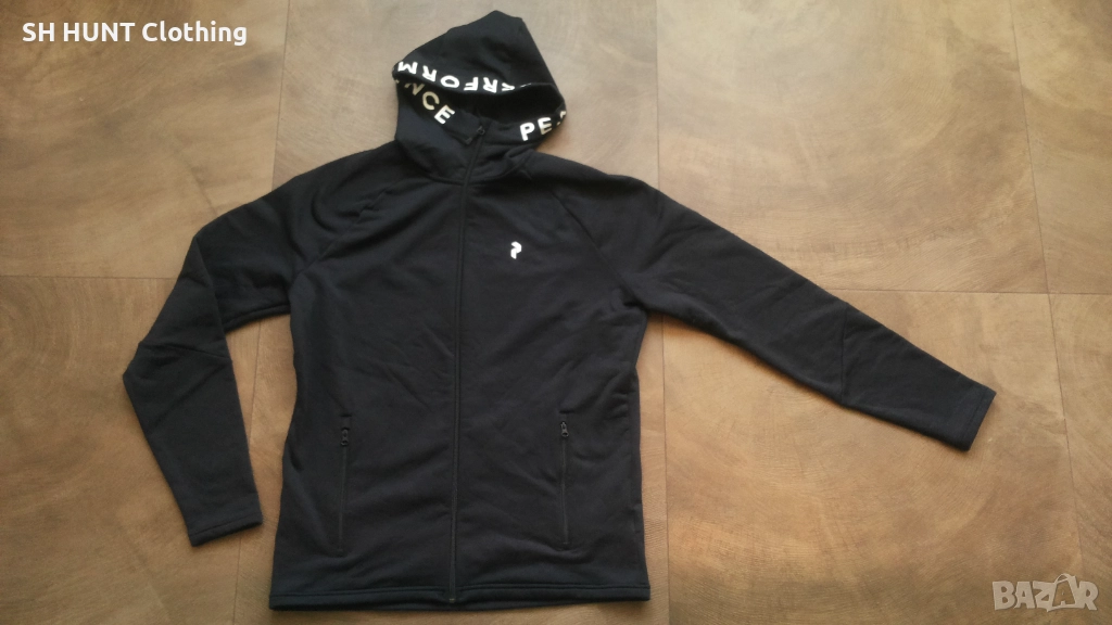 Peak Performance Rider Zip Hood Men Fleece Jacket размер L мъжки суичър 10-61, снимка 1