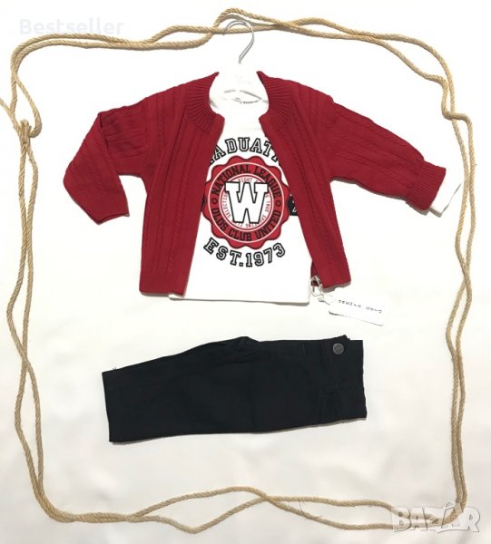 РАЗПРОДАЖБА-Бебешки Комплект от 3 Части(НОВО), снимка 1