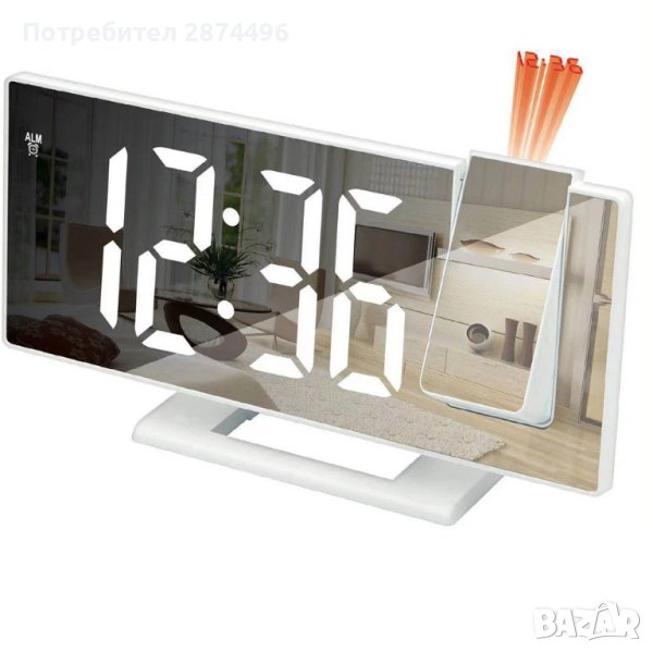 Часовник с огледален дисплей, снимка 1