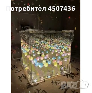 Ръчно изработена LED нощна лампа с изкуствени цветя 21 бр. - ЛАЛЕТА, Направи си сам , снимка 1