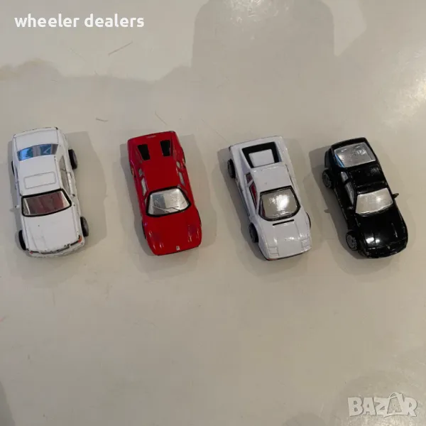 Метални колички Matchbox WORLD CLASS Mercedes 500 SEC, Ferrari Testarossa, Ferrari 308 GTB, Porsche, снимка 1
