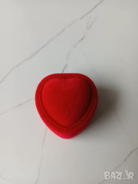 Кутийка за пръстен сърце, кутийка за пръстен, кутийка за бижута, кутия, снимка 1