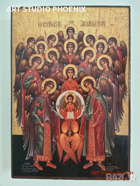 Икона Събор на Ангели icona Sabor na Angeli, снимка 1