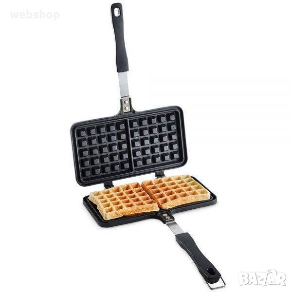 Кухненски Тиган за гофрети с незалепващо покритие Waffle Mold, снимка 1