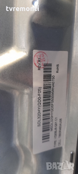 лед диоди от дисплей SDL320HY от телевизор Metz модел 32TB2000, снимка 1