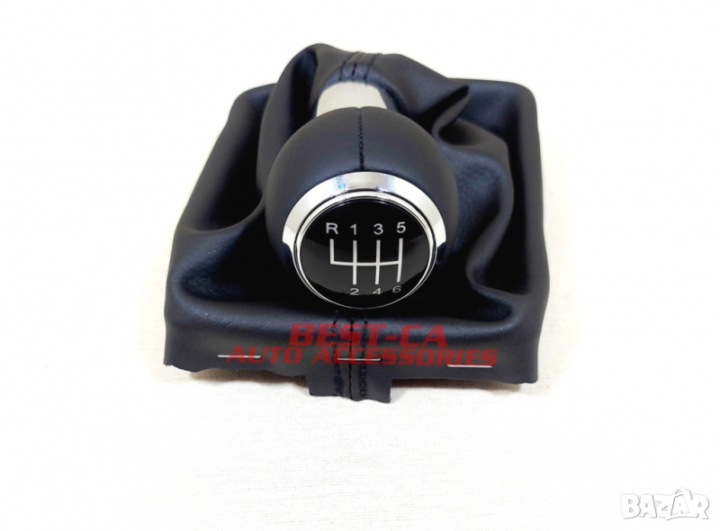 Топка скоростен лост с маншон за Audi A3 8P / Ауди А3 8П 2003 - 2013 6 скорости, снимка 1