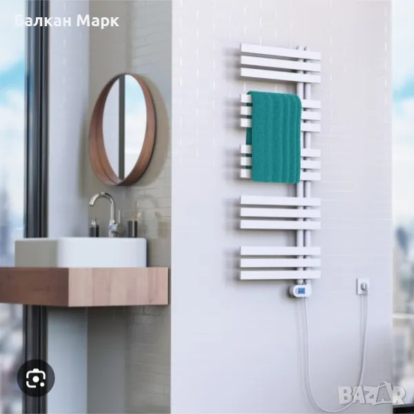 Дизайнерска електрическа лира EISL за баня – внос от Германия, снимка 1