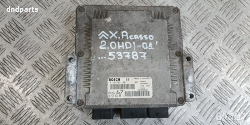 Компютър Citroen Xsara Picasso 2.0HDI 2001г. 0281011084 9647693180	, снимка 1