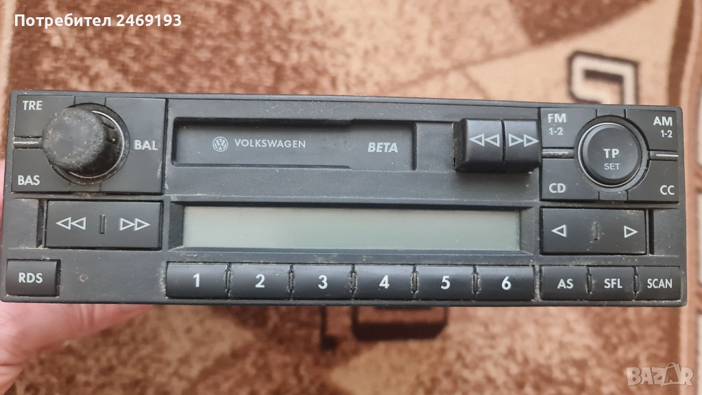 Касетофон за Volkswagen , снимка 1