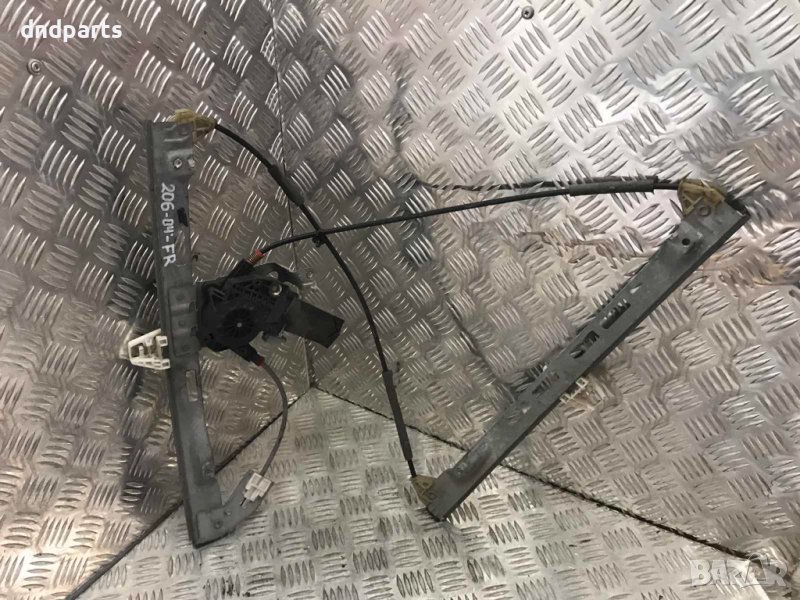 Механизъм ел. стъкло Peugeot 206, 2004г., /преден, десен/, снимка 1
