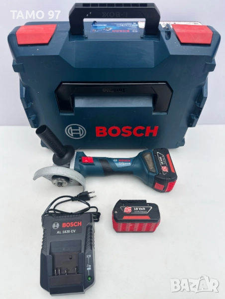 BOSCH GWS 18V-7 - Акумулаторен безчетков ъглошлайф 18V, снимка 1