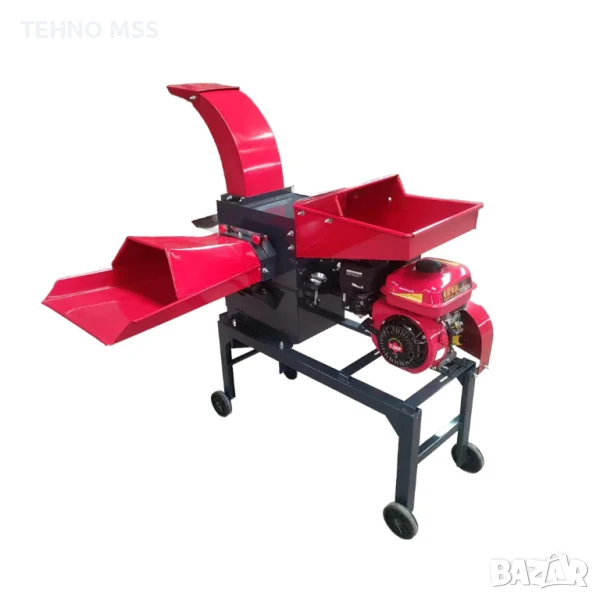 Фуражомелка MS-400-24H 2в1 с бензинов двигател 7,5 к.с., снимка 1