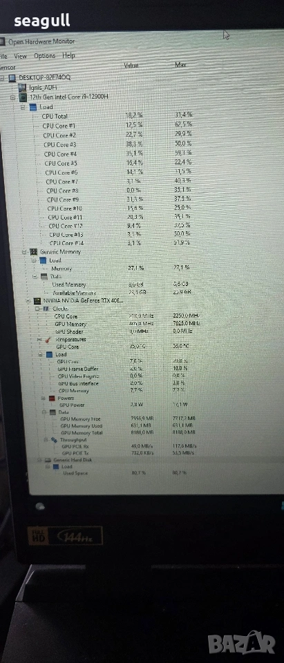 висок клас лаптоп ACER AN 517-55, снимка 1