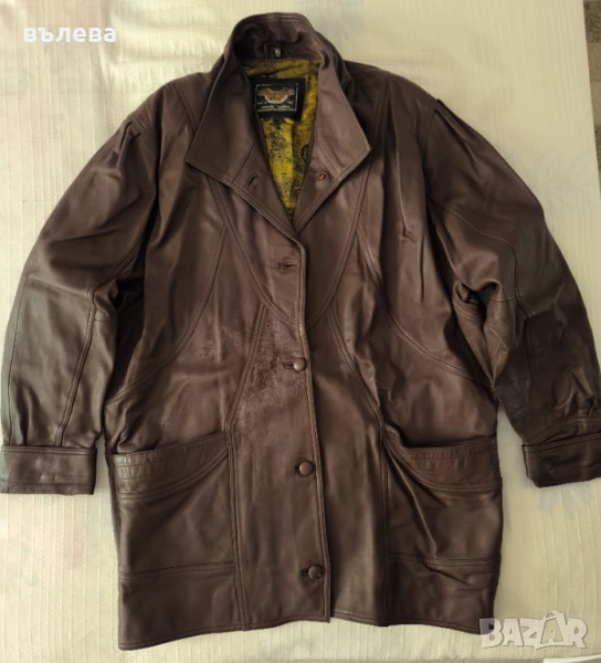 Дамско яке,дълго, естествена кожа , снимка 1