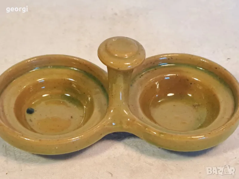 ретро холандска керамична солница  22/4, снимка 1