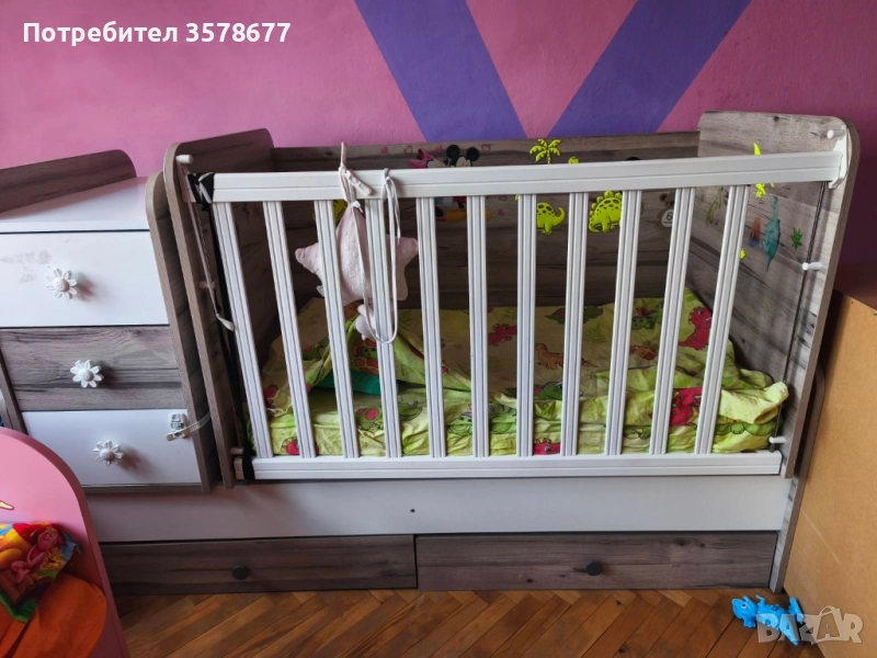 Бебешка кошара 3в1, снимка 1