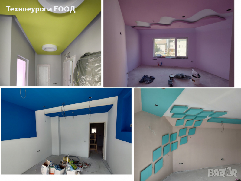 Вътрешни довършителни ремонти - боя,шпакловка, снимка 1