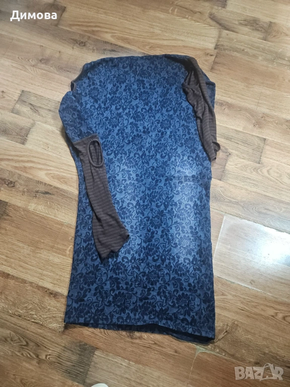  туника в син - кафяв цвят, снимка 1