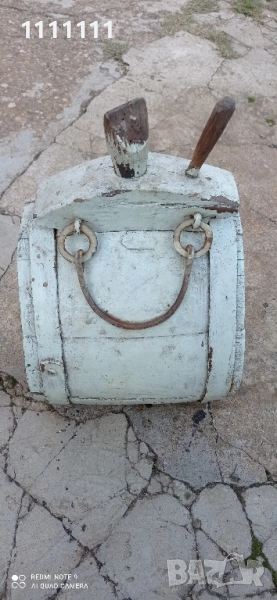 стар дървен бъкел, снимка 1