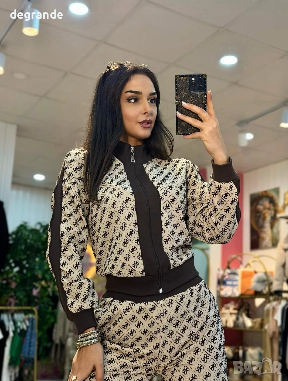 ВИДЕО НА МОДЕЛА Памучен сет от 2 части Guess, снимка 1