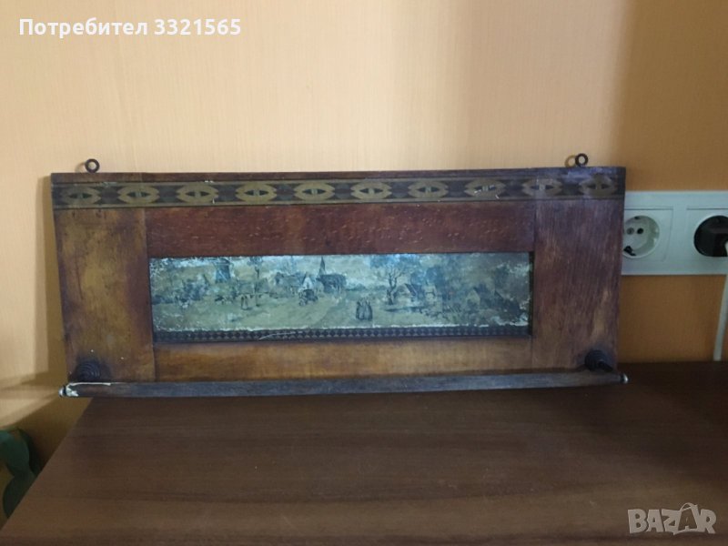 Ретро закачалка за кърпи, снимка 1