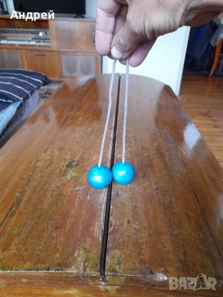 Стара играчка,тракащи топчета #4, снимка 1