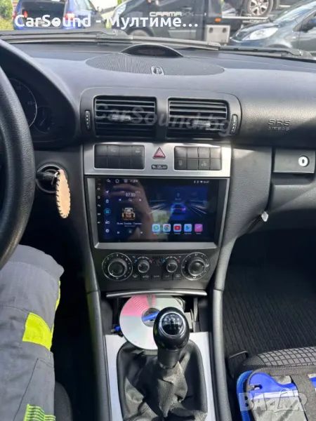 Mercedes W203 9" Мултимедия / Android 14 Мерцедес Ц C-Class Facelift Навигация, снимка 1
