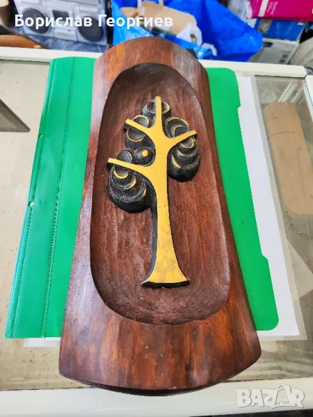 Бронзова пластика ,,Дървото на живота,,, снимка 1