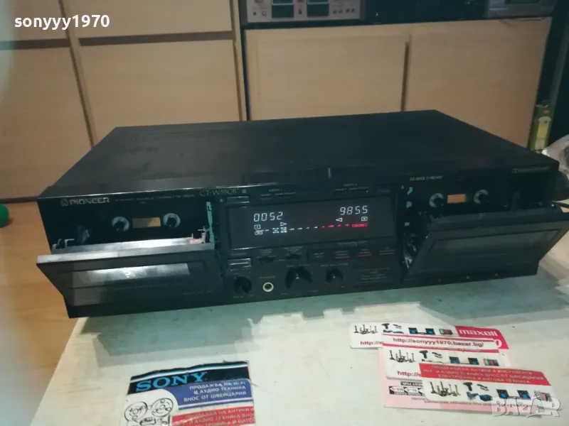 PIONEER JAPAN-ДВОЕН ДЕК ЗА РЕМОНТ 2410241807, снимка 1