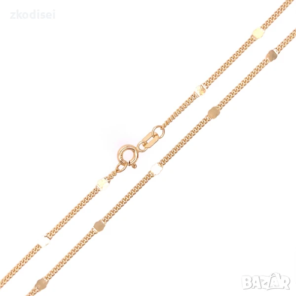 Златен синджир 3,37гр. 49,0см. 14кр. проба:585 модел:32131-3, снимка 1