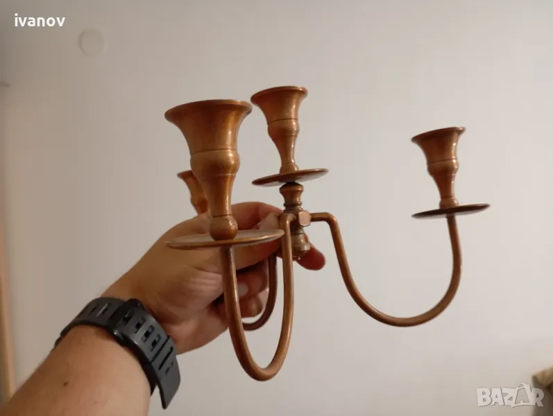 Свещник меден , снимка 1